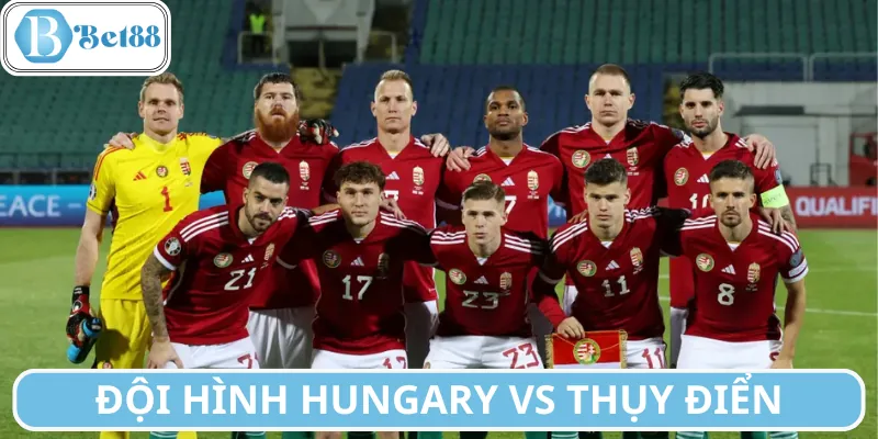 Đội hình trận Hungary vs Thụy Điển
